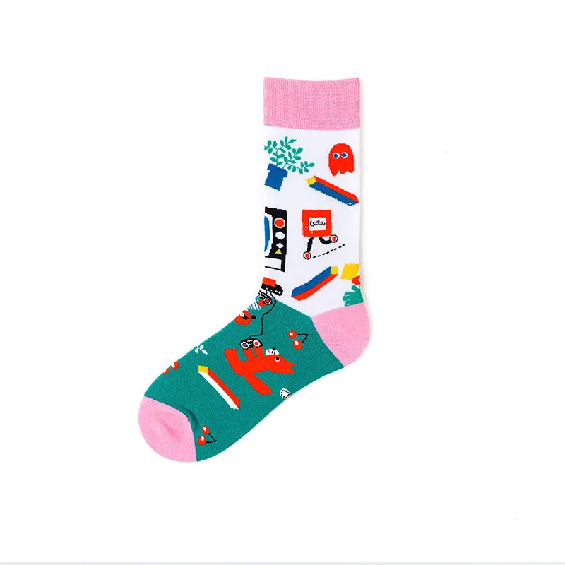 New European American socks  women socks men socks boy socks girls socks Unisex Socks Cotton  tube socks Print Sock sexy socks