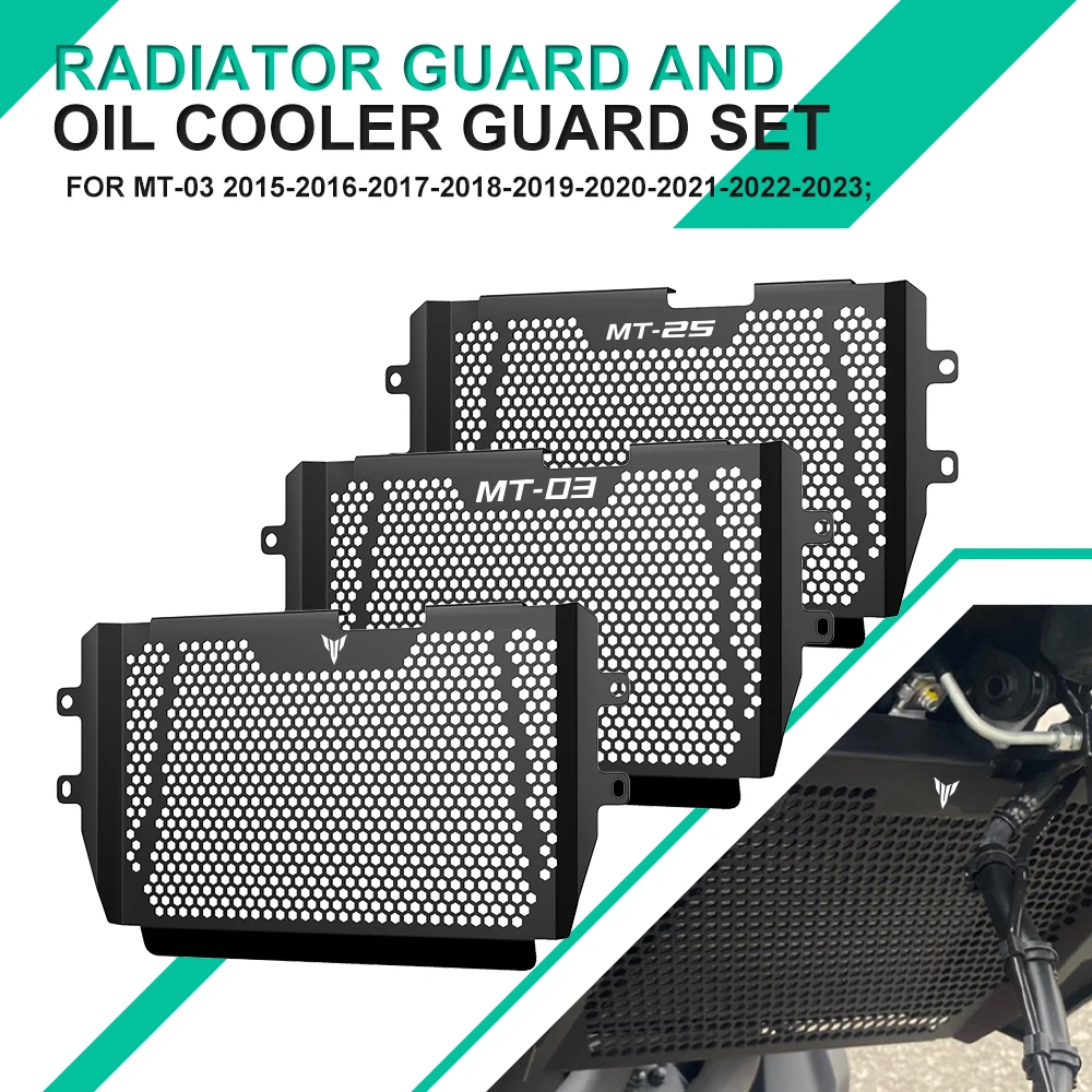 Accessori Moto Griglia Radiatore In Alluminio Griglia Protezione Protezione Copertura Per Yamaha Mt-03/Mt-25 Mt03 Mt 03/25 2021 2022 2023