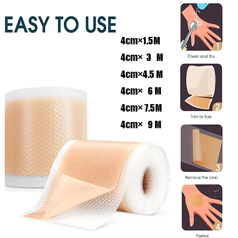 Силиконовая рулонная лента для удаления шрамов 1 5-9 м