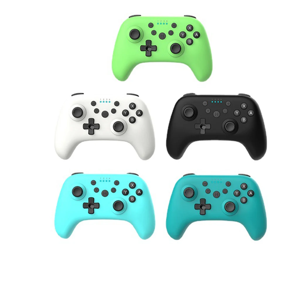 

2023 Hot Wireless BT Game Controller for Switch Pro Lite Oled Console Gamepad Joystick NFC Turbo Motor Vibration Function
