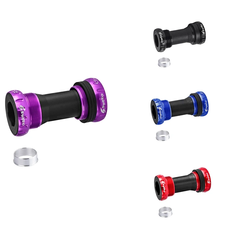 

SWTXO BB68 BB73 Ceramic Bearing Bottom Bracket Threaded BB BSA 68/73Mm For 22Mm 24Mm MTB Road Bike Cranksets