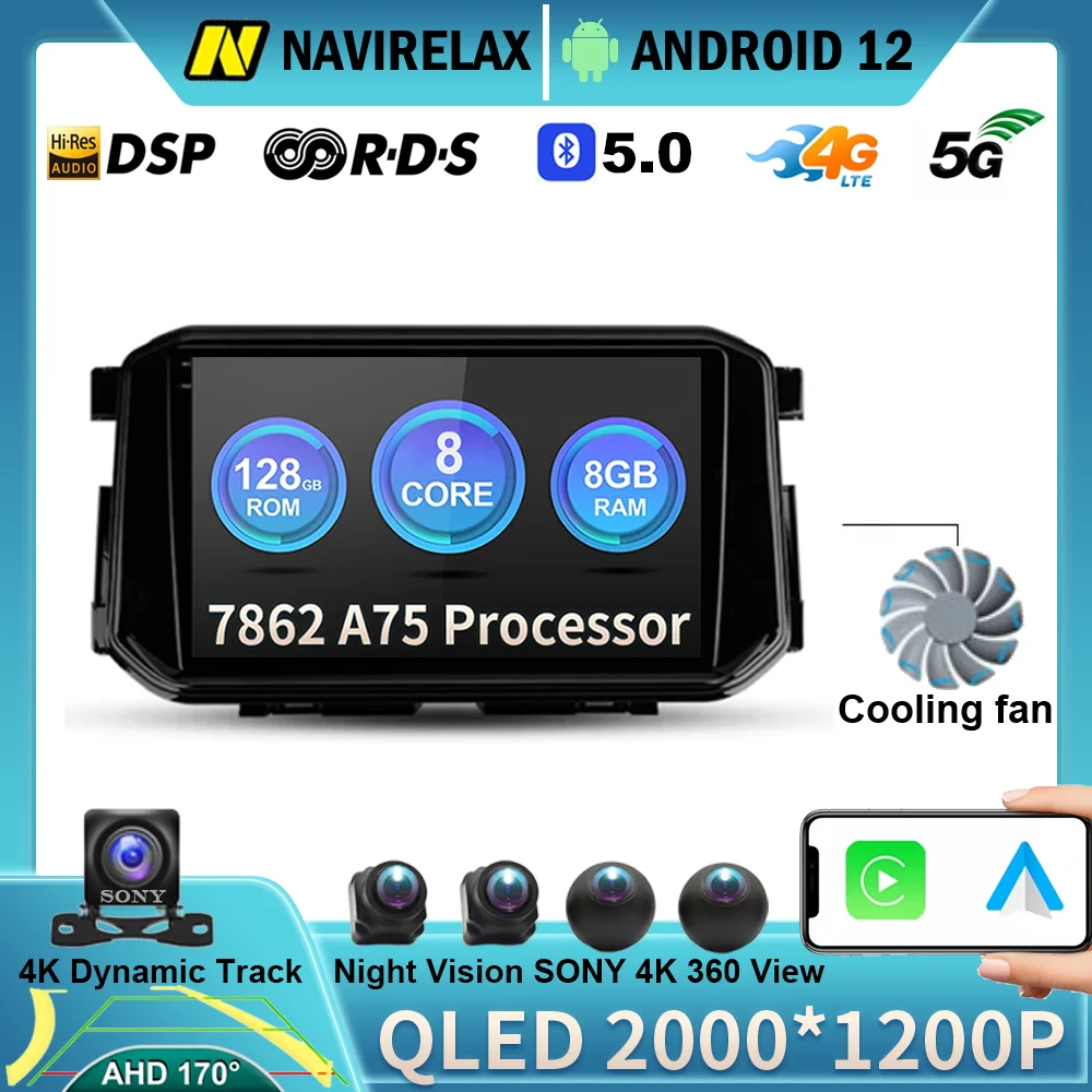 

Автомагнитола на Android 12 для Nissan Terra Xterra 2018-2022, мультимедийный проигрыватель с GPS-навигацией, видеоплеером, автомобильным стереопроигрывателе...