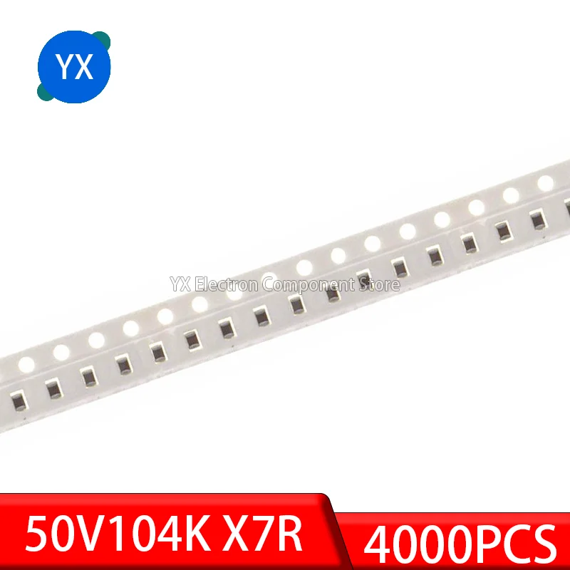 4000 шт./лот 0805 2012 104K 100NF 0 1 мкФ 50V X7R SMD керамический конденсатор CL21B104KBCNNNC Новый и
