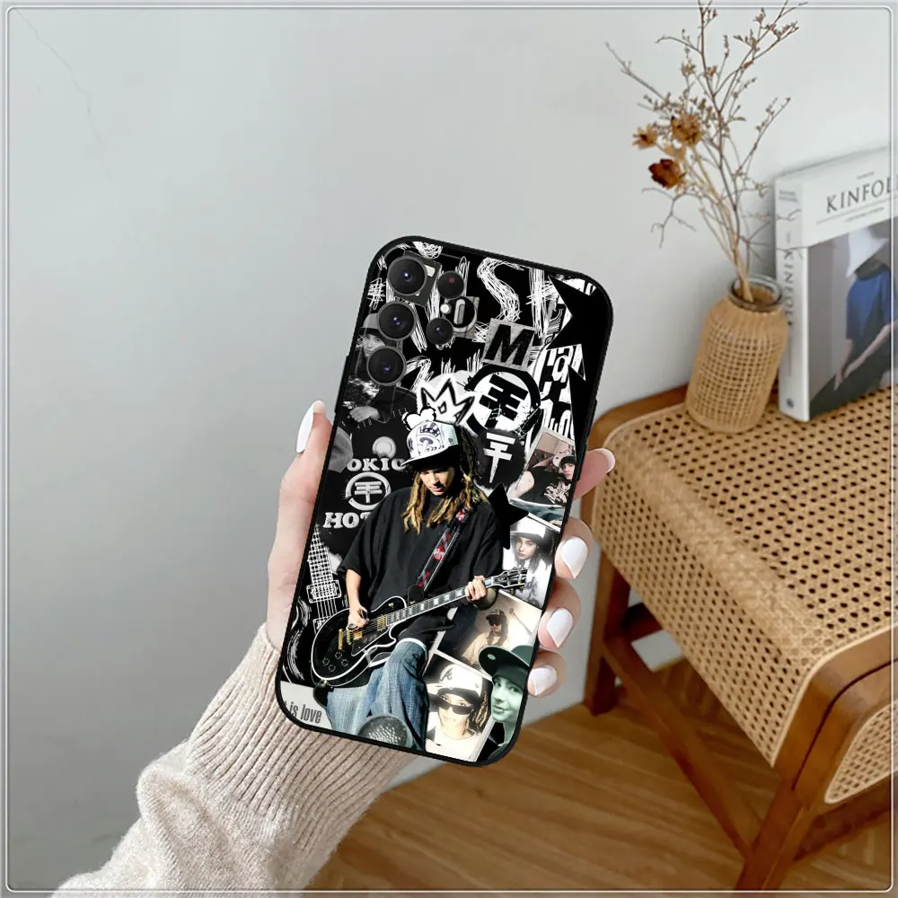 Чехол для телефона Singer Tom Bill Kaulitz Tokio Hotel Samsung Galaxy S24 Case S22 S21 S20 S23 Ultra Fe S10 S25 S9 S8 Plus 5G Cover