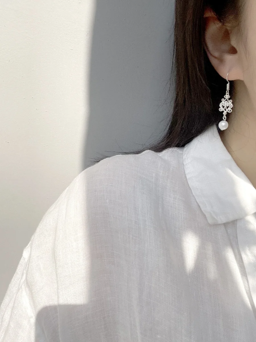 Горная Луна Натуральный Жемчуг Древний Сле Ханфу Китайский Новый Оригинальный