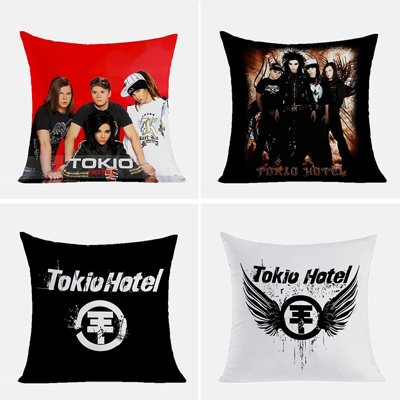 

Cushion Cover 40x40cm Tokio Hotel Pillow Covers Decorative Sofa Cushions Pillowcase 40x40 Pillows Luxury 45x45 Cases Pillowcases