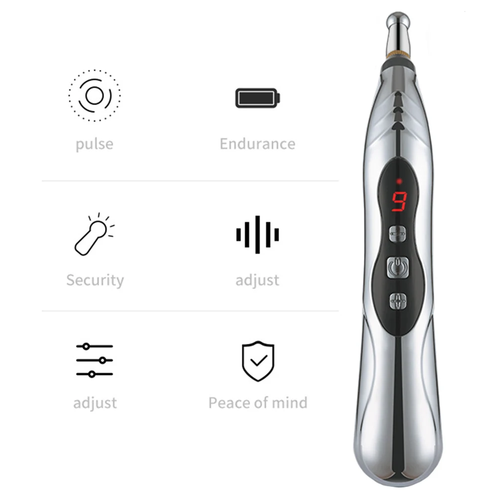 

Electronic Acupuncture Pen Electric Meridians Laser Therapy Heal Massage Pen Meridian Energy Relief Pain Tools