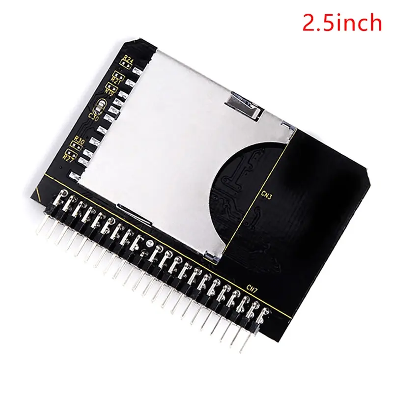 

SD To IDE 44-pin Transfer Card Adapter Conversion Card For Laptops SDHC/SDXC/MMC To IDE 2.5 Inch 44pin Male Converter