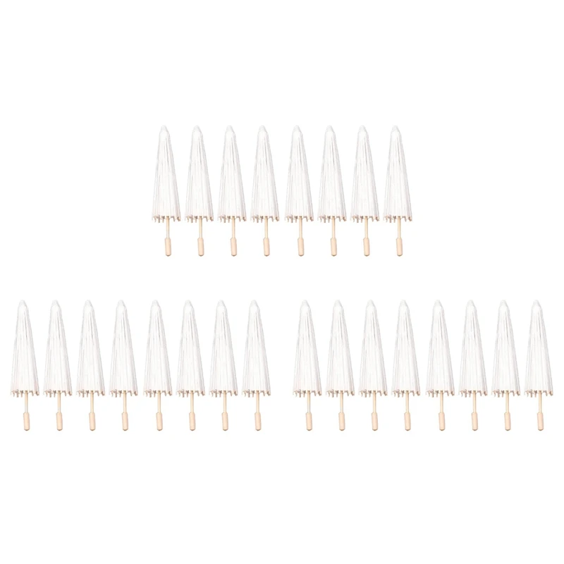 24 шт. бумажный зонтик свадебный вечерние 40 см бамбуковые зонтики для свадебного