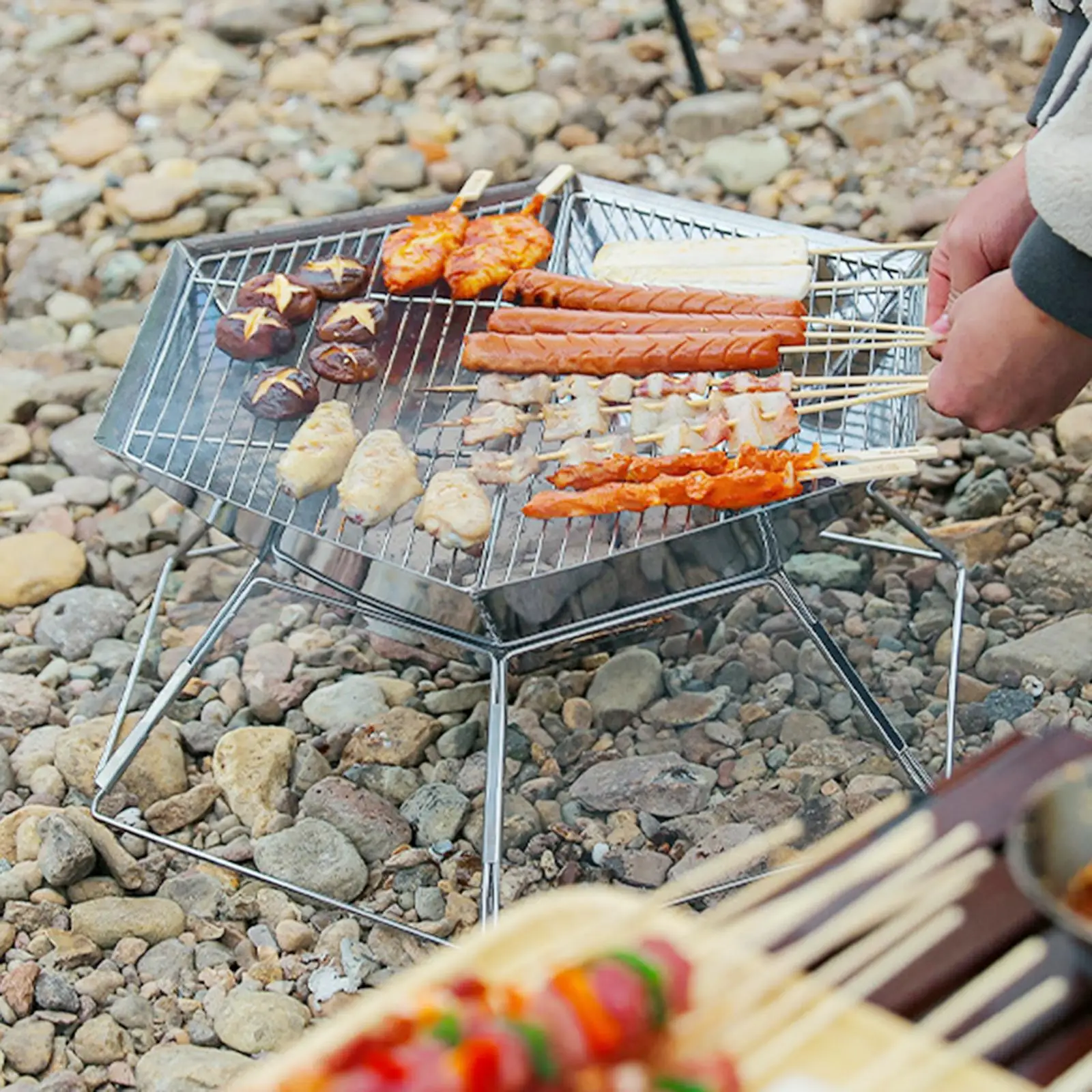 Клипбар для кемпинга гриль барбекю