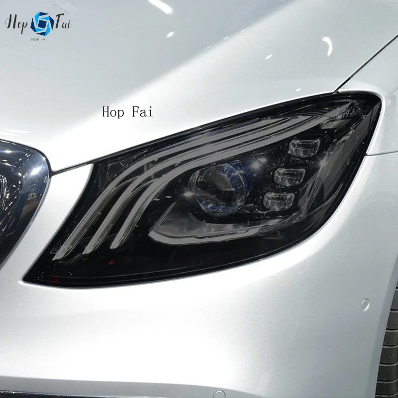 

Car Headlight Protective Film Taillight Smoked Black Tint Wrap Vinyl Transparent TPU Sticker For Mercedes Benz Maybach W222 X222