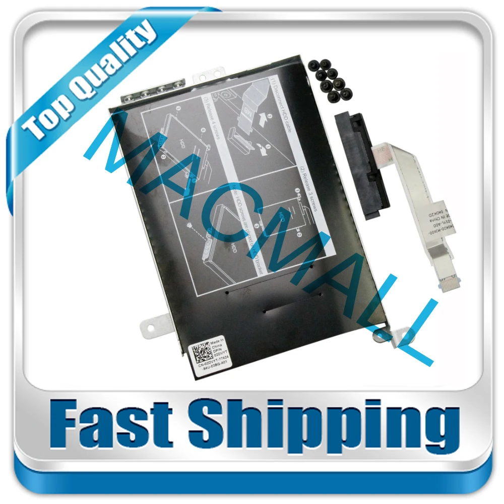 

Новинка для Dell G3 3500 G5 5500 G3 3590 жесткий диск Caddy кронштейн 2DVYT + кабель для жесткого диска 4DK2D + винты