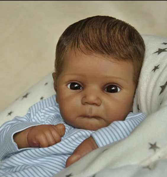 

20inch Lifelike Reborn Doll Ducklin Soft Real Touch Fresh Color Unfinished Doll Parts with Body and Eyes