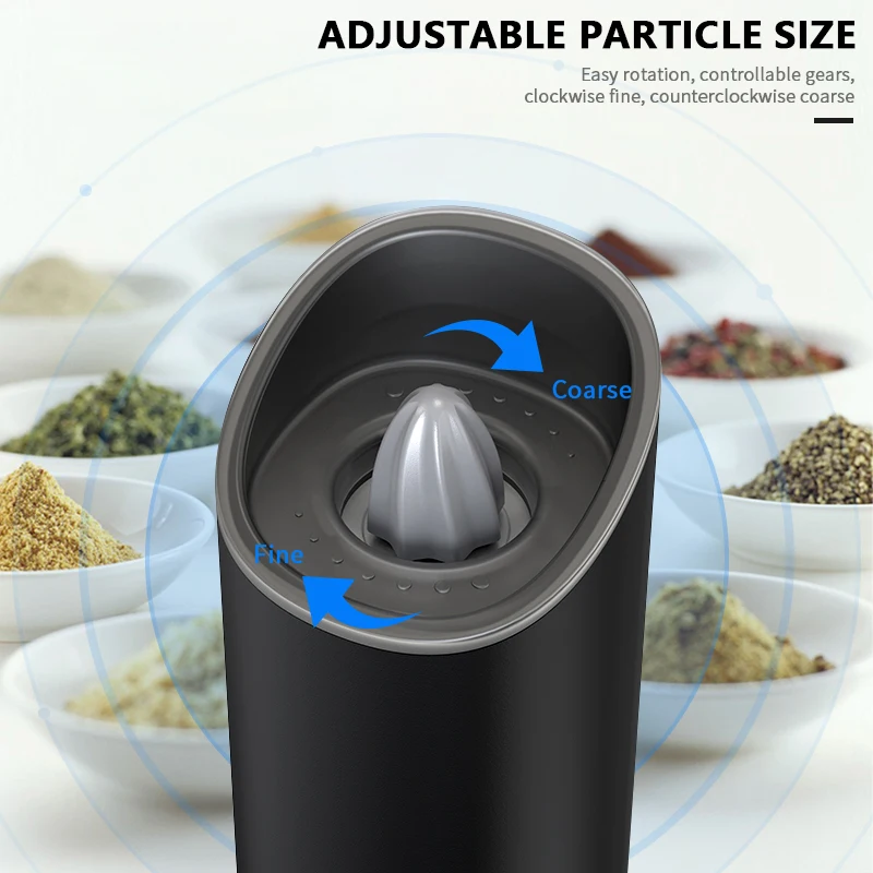 Гравитационная электрическая мельница для соли и перца фотошлифовальная машина