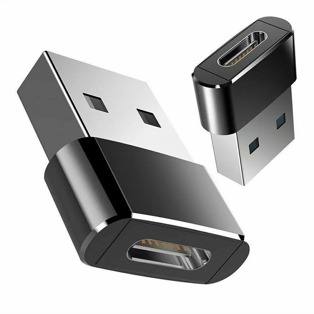 Переходник для зарядного устройства с разъемом USB папа на мама Type-C конвертер OTG