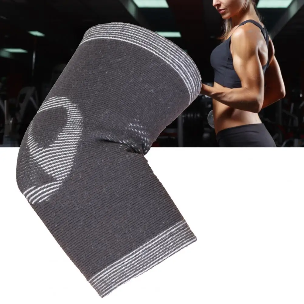 

1 Pcs Elbow Pad Protect Support Knee Sleeve Brand High Elastic Sports Outdoor Cycling Gym Elbow Guard Brace Warm Brown