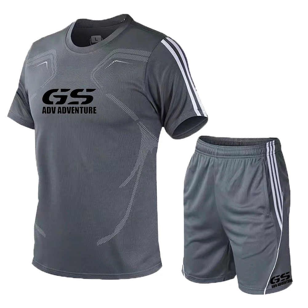 FOR BMW R1200GS R1250GS ADV F700GS F750GS short sleeved men's T-shirt breathable loose fitting sportswear summer with logo