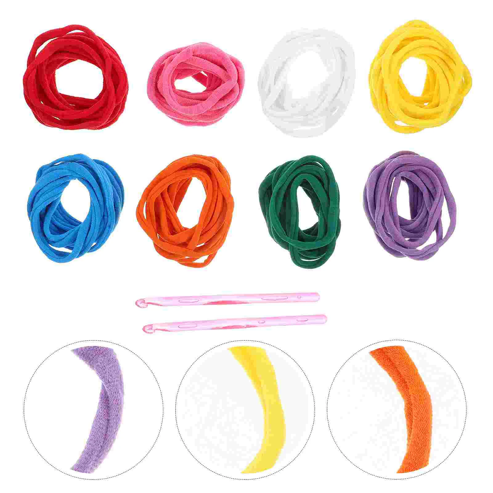 

Loom String Loops Weaving Potholder Diy Elastic Rope Crafts Holder Pot Refills Knitting Bracelet Bands Braided Stretch
