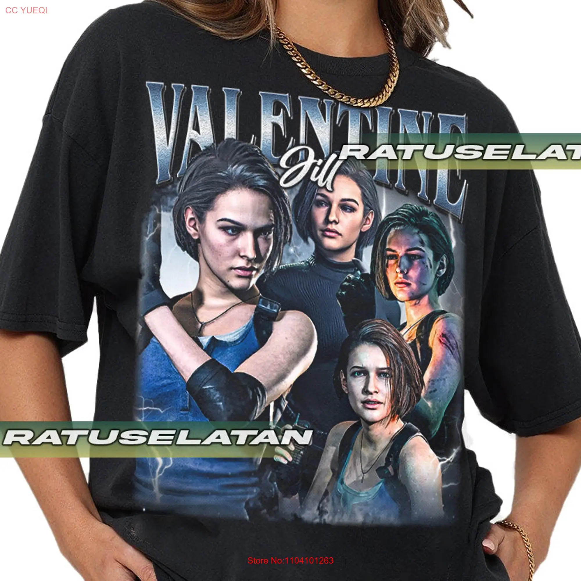 Футболка Jill Valentine Softstyle с длинным или коротким рукавом