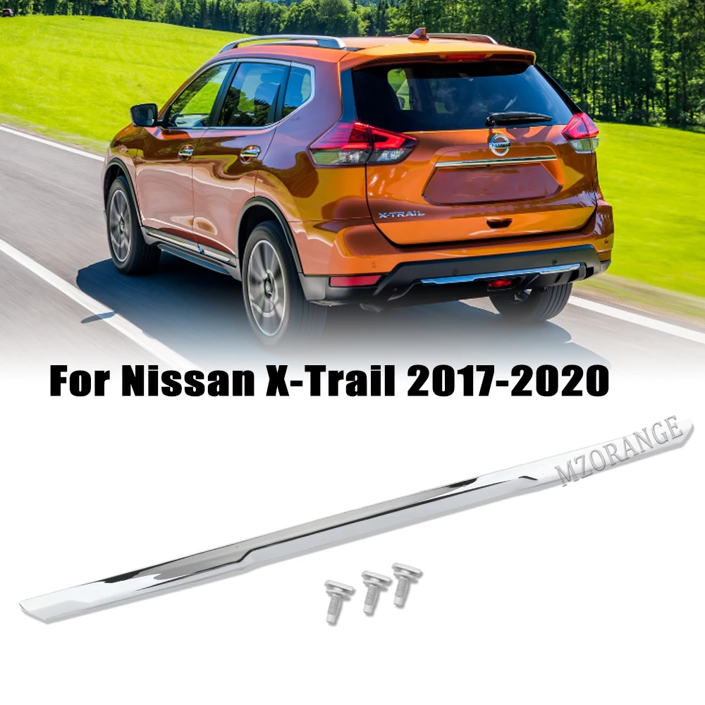 

Декоративная накладка на задний бампер из хромированного сплава для Nissan X-trail X Trail 2017, 2018, 2019, 2020, автомобильные аксессуары