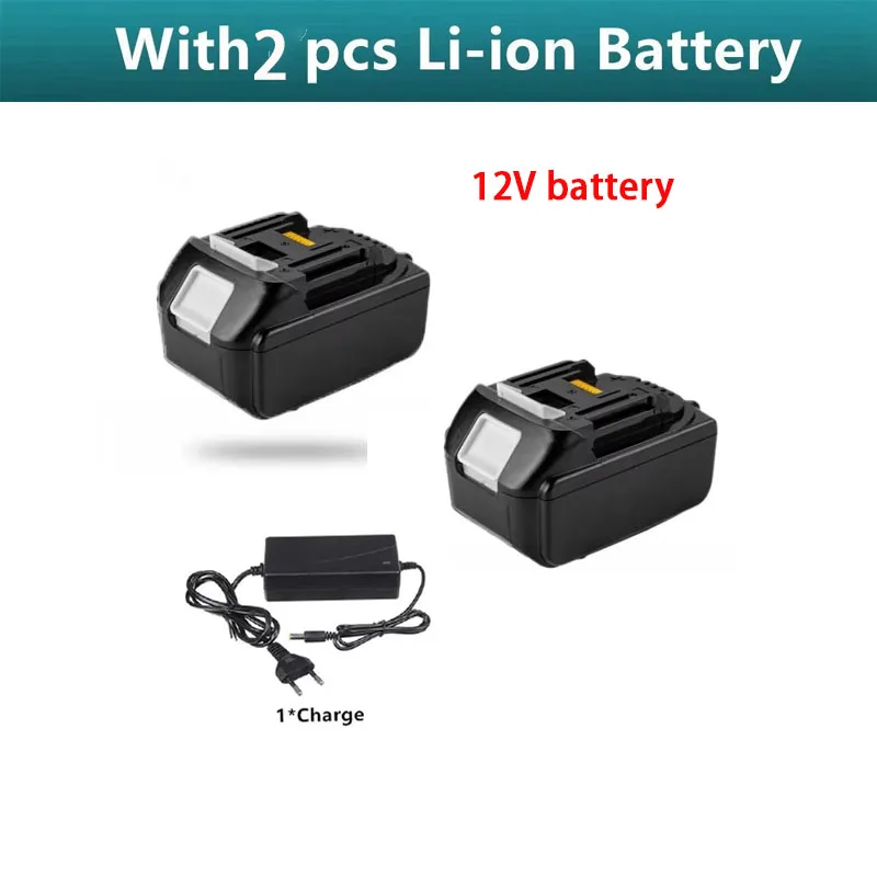 

С зарядным устройством, перезаряжаемая литий-ионная батарея для интерфейса Makita 12 В, аккумулятор Makita BL1041B