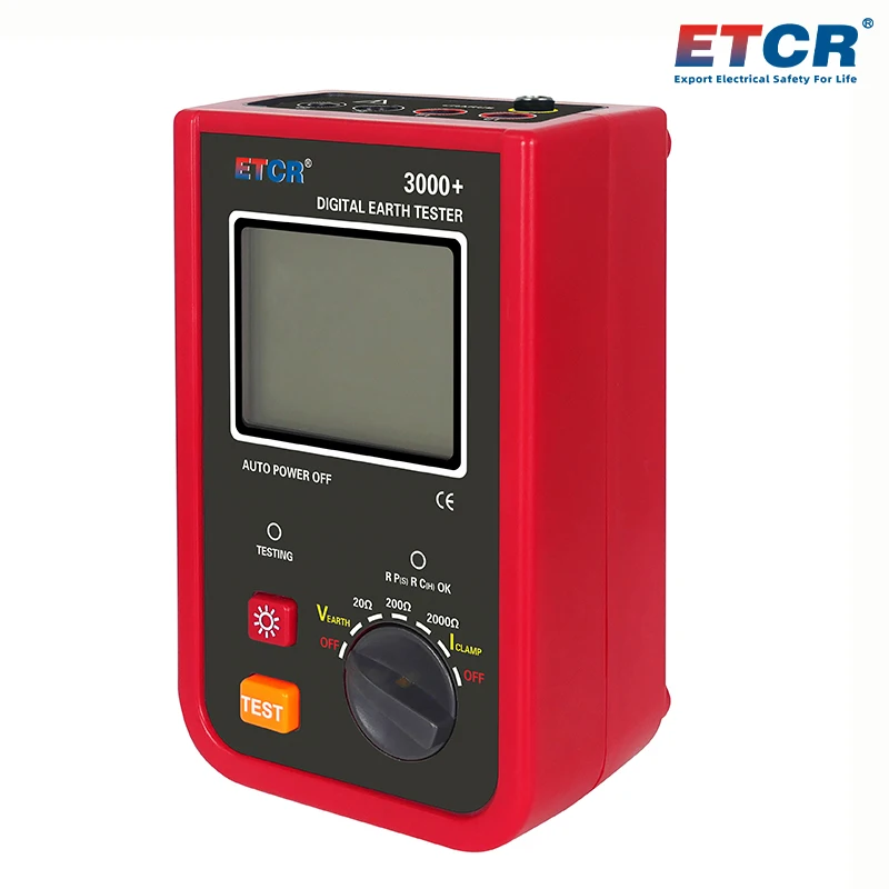 ETCR3000 + цифровой тестер сопротивления заземления с функцией проверки