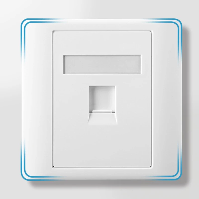 Экономичная однопортовая Двухпортовая сетевая панель 86 информация о шести типах