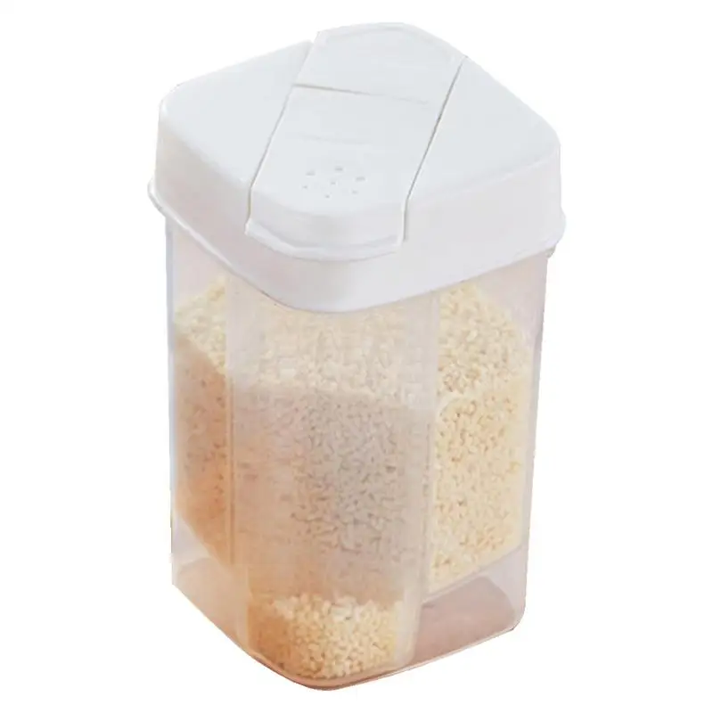 

Spice Jars Clear Seasoning Container Jars With Double Lids Airtight Square Seasoning Storage Jars For Spice Rack Cabinet Drawer
