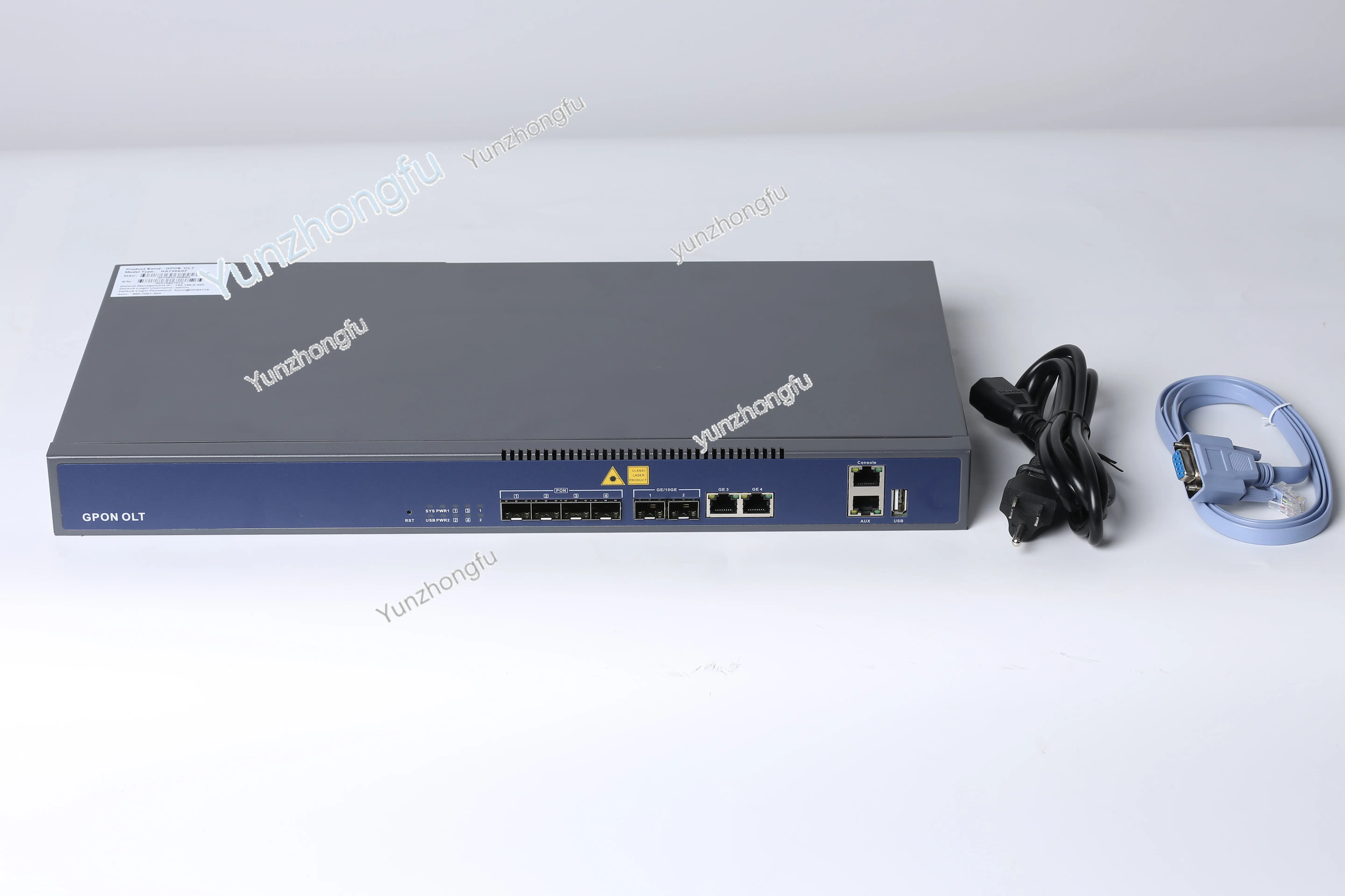 4pon Gpon Olt Gigabit GPON с 4 модулями SFP |