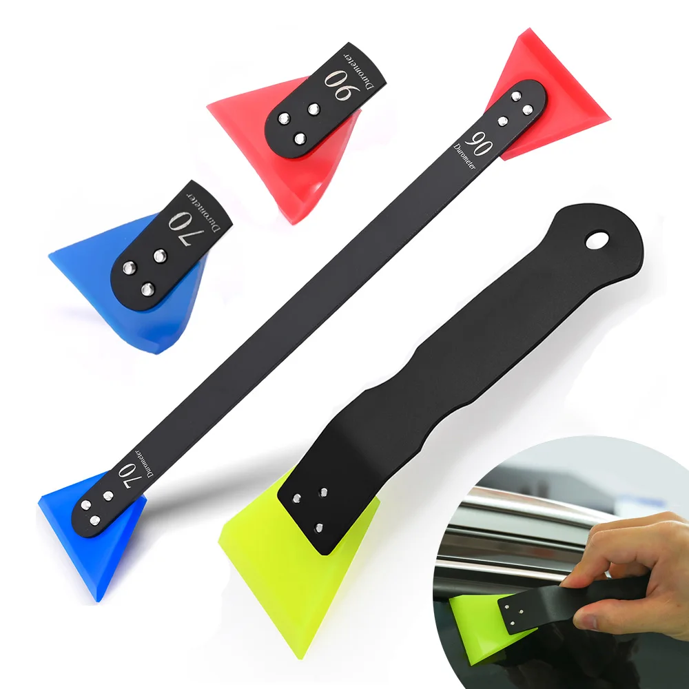 

EHDIS Window Tint Film No Scratch Rubber Blade Squeegee Metal Handle Scraper for Glass Cleaning Snow Shovel Car Paint Wrap Tool