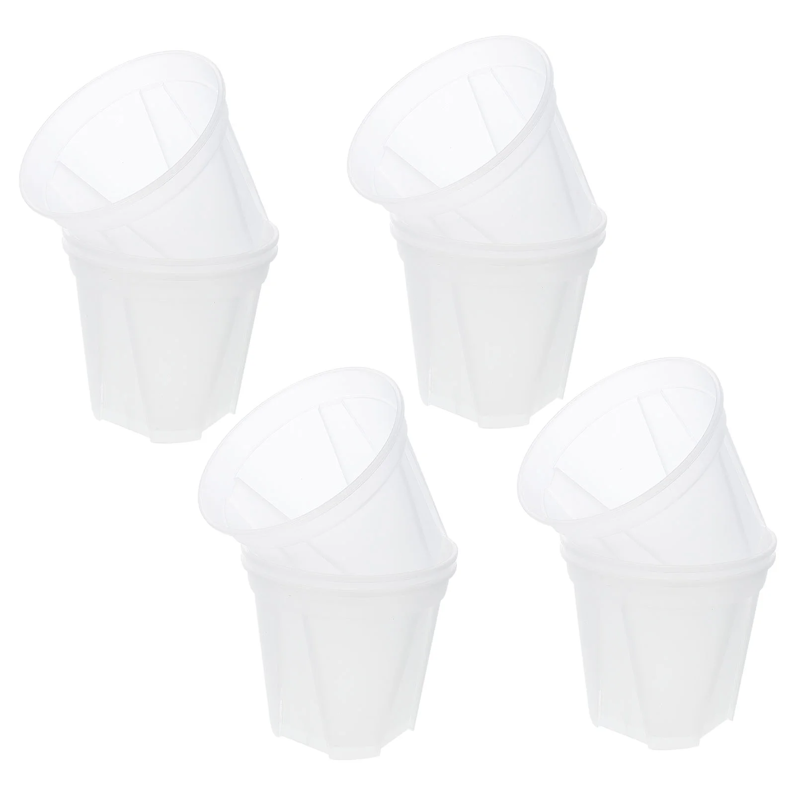 

10 Pcs Orchid Flower Pot Clear Outdoor Decor Plastic Containers Gardening Pots Root Control Small Planting Planter