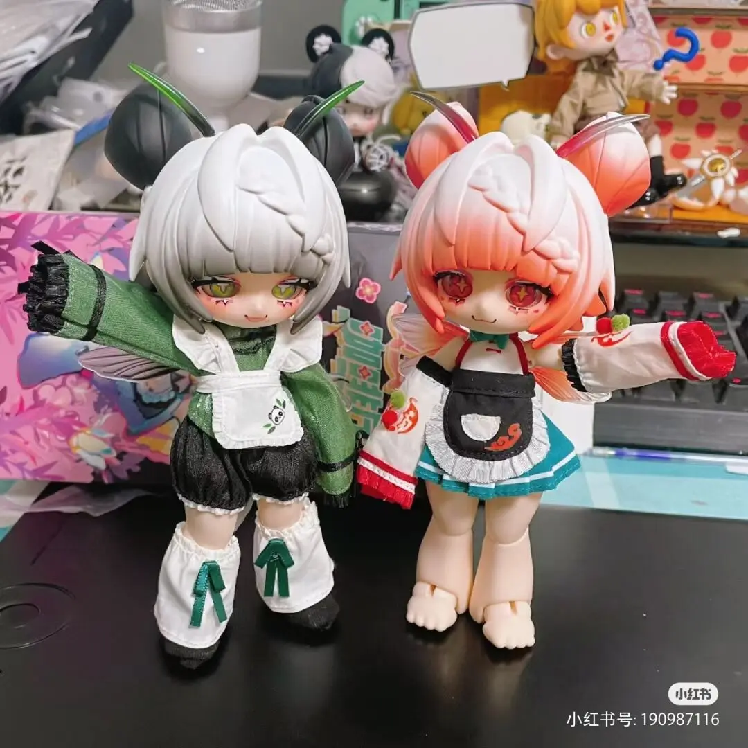 Студийное насекомое кафе глухая коробка 12 точек Bjd загадка угадать сюрприз сумка