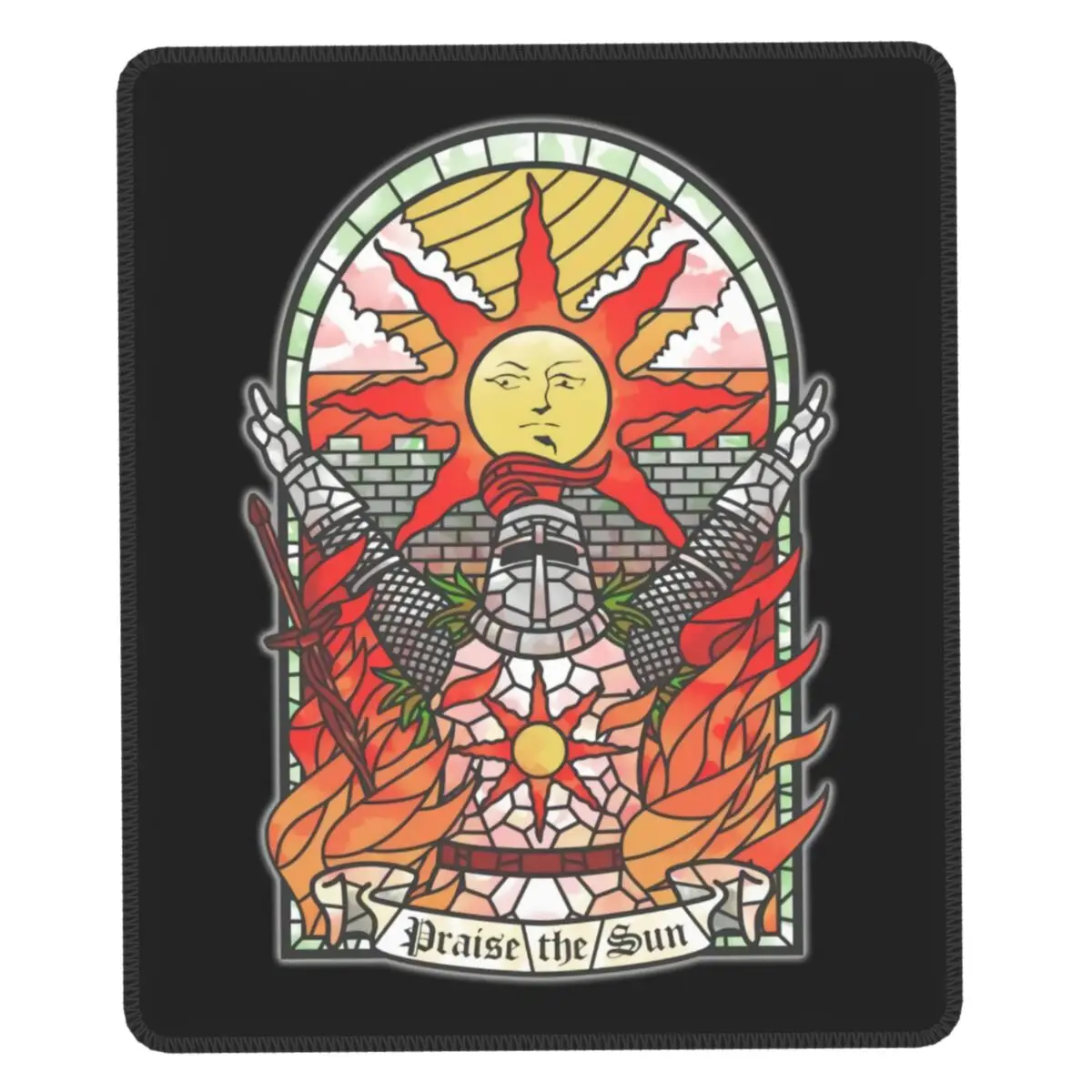 Коврик для мыши с изображением темных душ арториас из бездны солнечного света