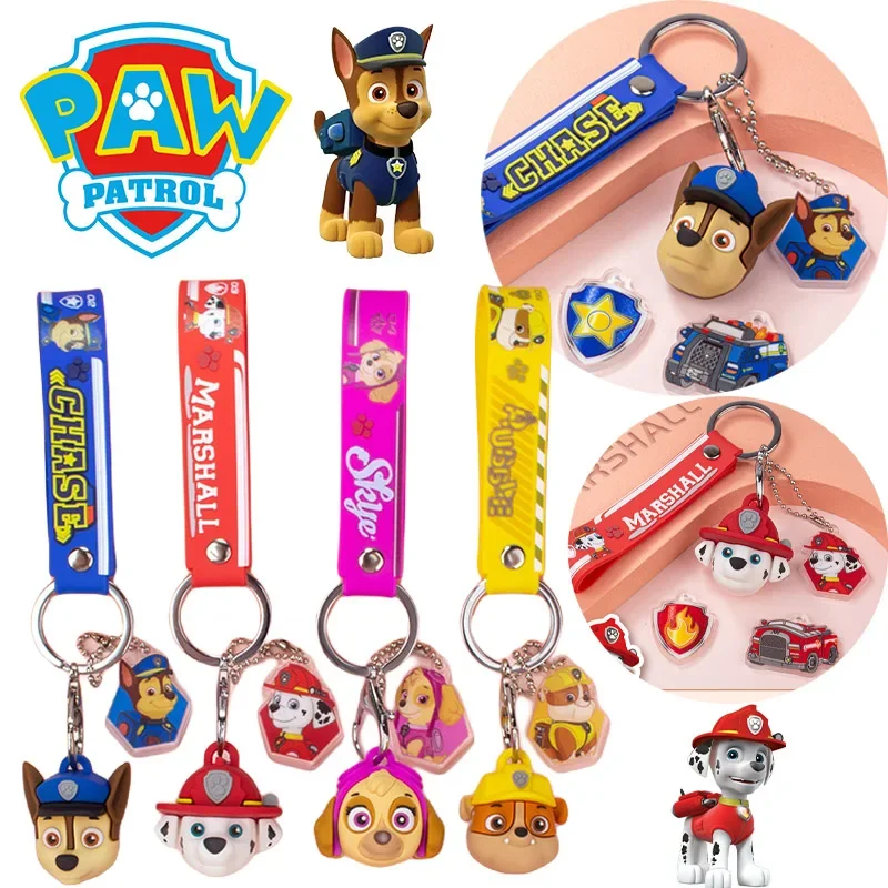 3d-брелок Щенячий патруль мультяшный кукольный брелок с куклой-марионеткой