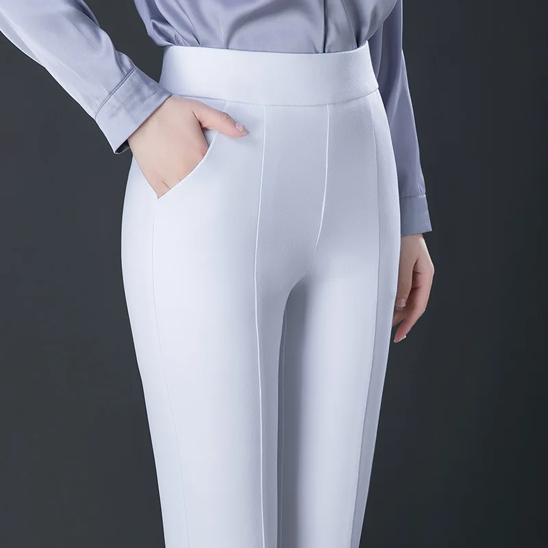 

Женские Костюмные брюки Новинка весна-осень 2022 тонкие прямые свободные шаровары с завышенной талией