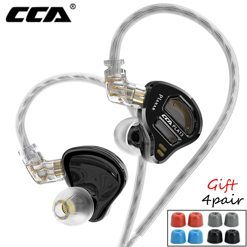 Металлические проводные наушники CCA PLA13 наушники-вкладыши для монитора HiFi музыка