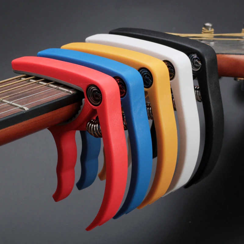 

Plastic Steel Colorful Guitar Capo with Pin Puller for Acoustic Electric Guitar Ukulele Tuning White