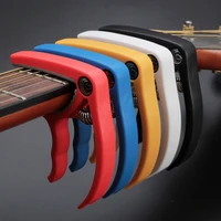 plastic steel colorful guitar capo with pin puller for acoustic electric guitar ukulele tuning white