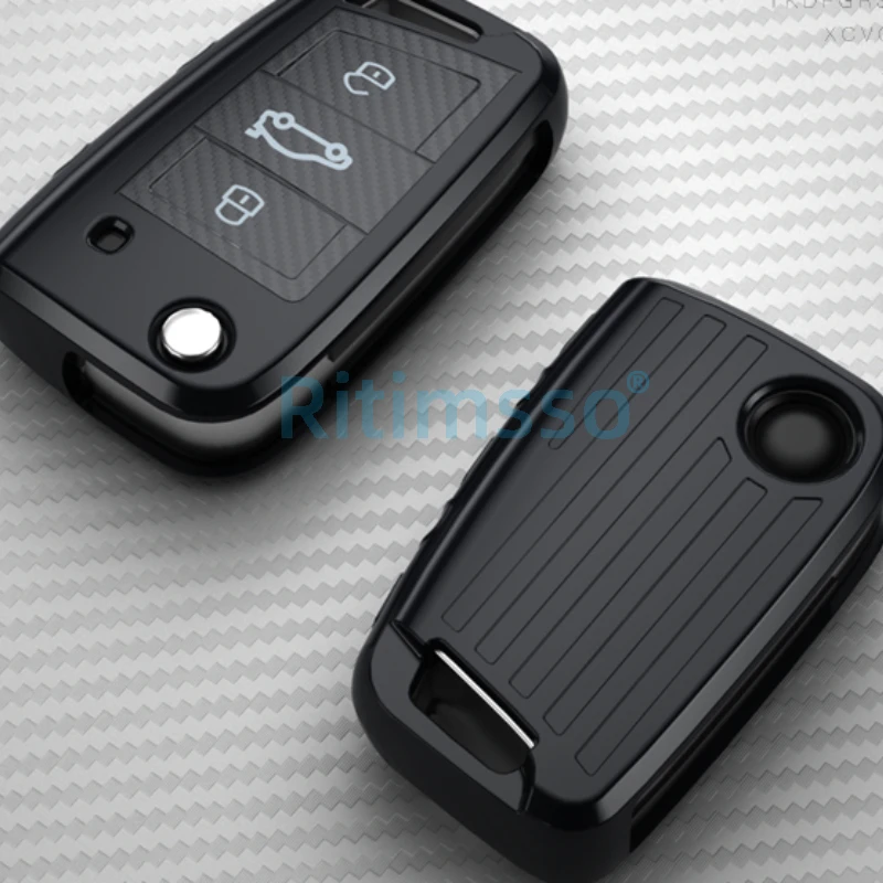 Чехол для автомобильного ключа Tpu для VW Golf 7 T-cross POLO T-Roc Skoda Octavia A7 Fabia Leon Rapid Karoq SEAT Ateca Ibiza Toledo.