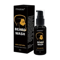 60ml beard wash shampoo encourages beard growth gentle cleaning soothe soften damage dry curly frizzy shaving cream
