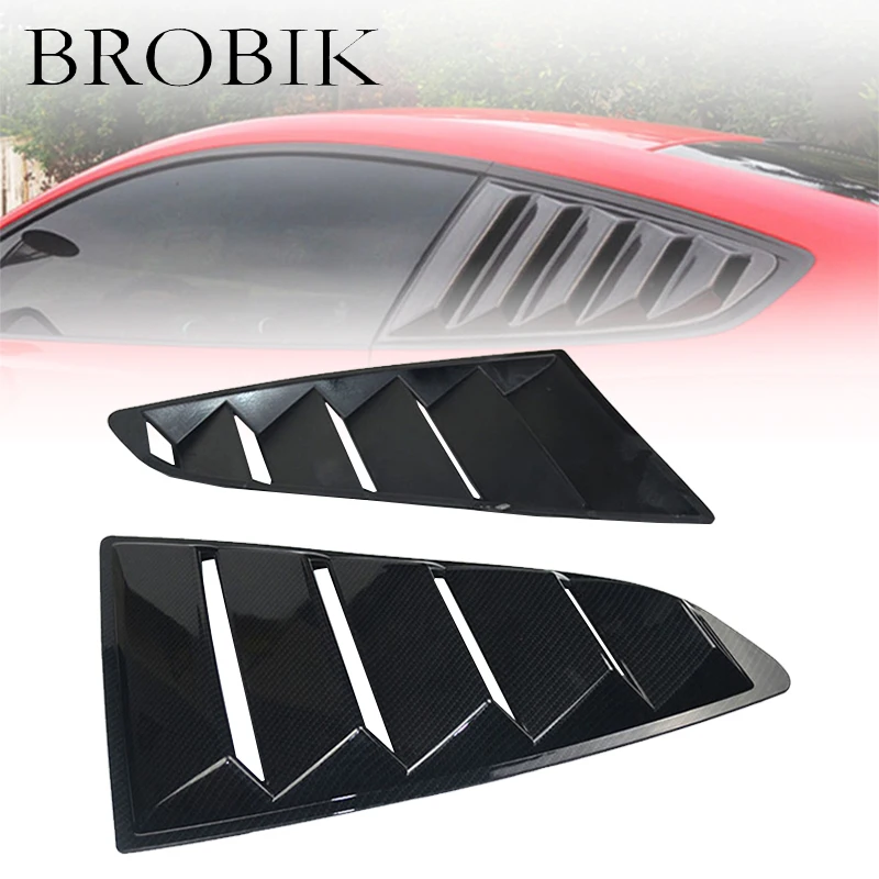 Бробик 1 пара жалюзи спойлер панель заднее боковое окно крышка четверть для Ford