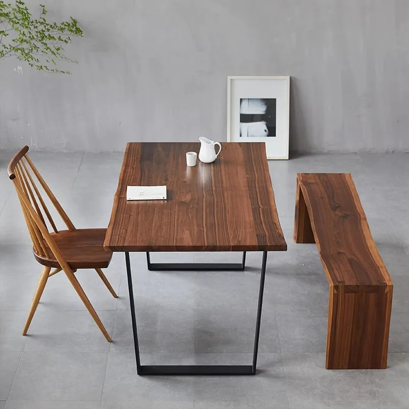 Черный орех журнальная столешница класса FAS простая бытовая барная доска из