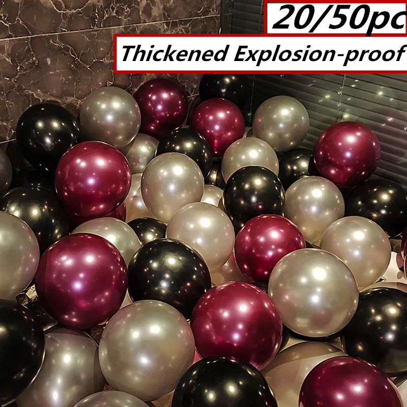 

Cheap 20/50pcs Latex Balloon Arches Thickened Explosion-Proof 10 Inch Balloon Wedding Room Birthday Party Home Decor Accessories