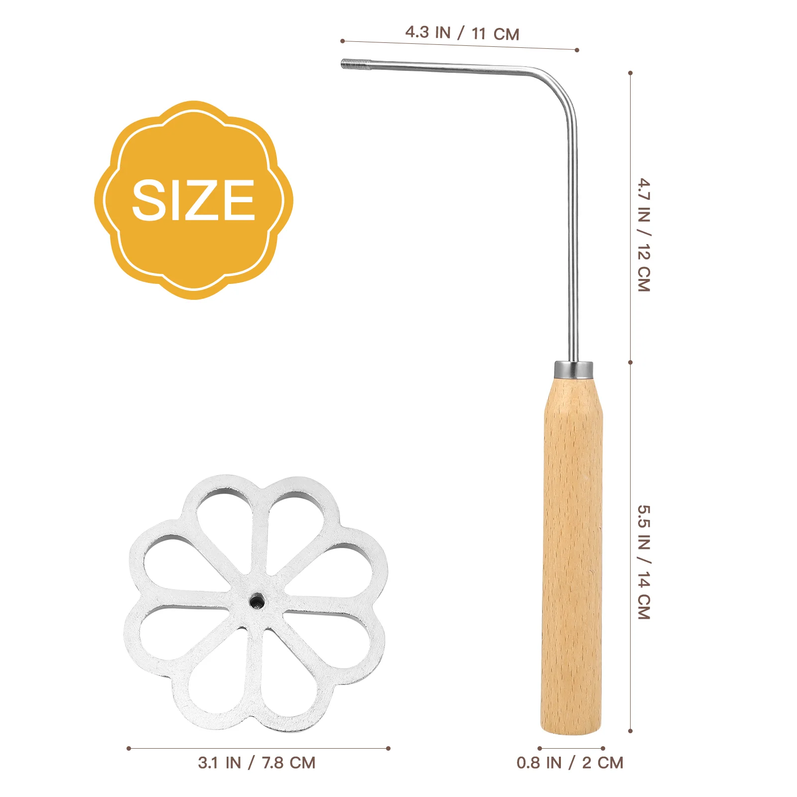 

Power Tools Youdunzi Mold Fried Snack Food Mould Household Kitchen Supply Handle Aluminum Alloy Molds