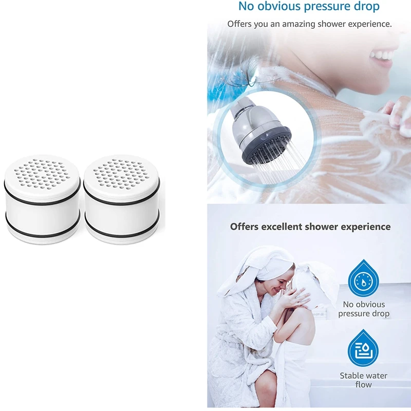 

WHR-140 Shower Head Water Filter,Replacement For Culligan WHR-140,WSH-C125,HSH-C135,ISH-100 Shower Water Filter