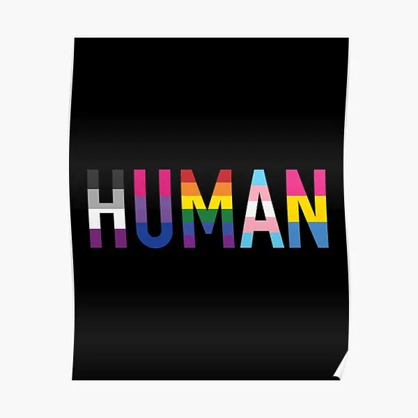 

Human Various Flags 1 Poster Mural Picture Home Art Room Funny Decoration Vintage Modern Decor Wall Print Painting No Frame