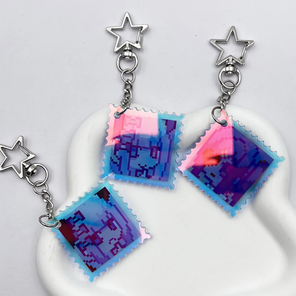 Игра Needy Girl Overdose KAnge Rain брелок из сплава для косплея лазерный кулон ключей милый