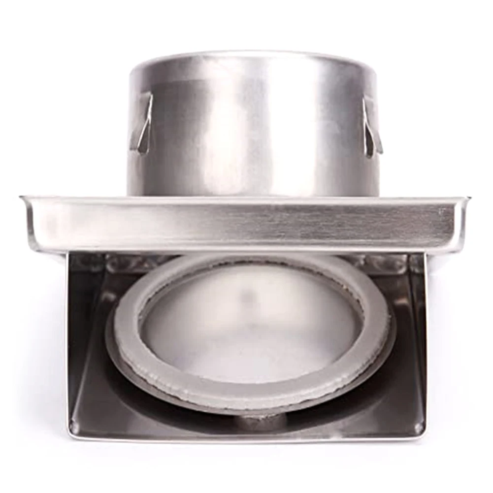 

Stainless Steel Ventilation Exhaust Square Wall Ceiling Air Ducting Cover Outlet Heating Cooling Waterproof Vent Ducting Cover