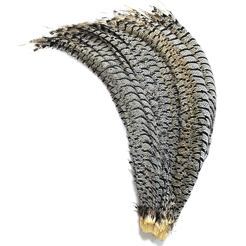 

32-40inch 80-100CM Long White Natural Zebra Lady Amherst Pheasant Feathers for Crafts Carnival Feather Party Wedding Decoration