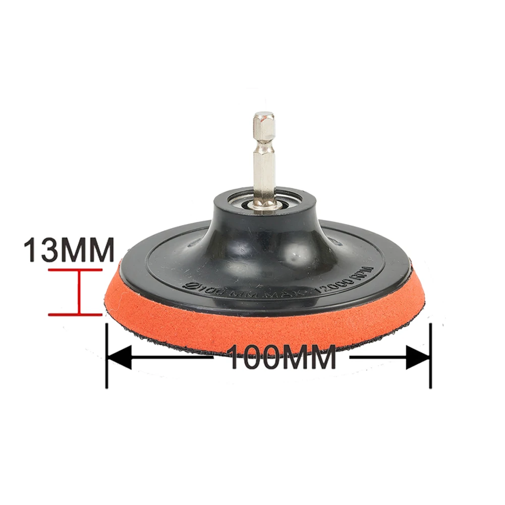 12 шт. 4-дюймовые шлифовальные диски зернистость 60-240